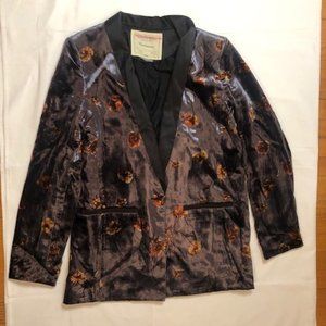 Cartonnier Velvet Print Blazer/ Jacket Size 12